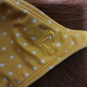 🧿 2/5$ 🧿 Roxy yellow polkadot bikini size Medium